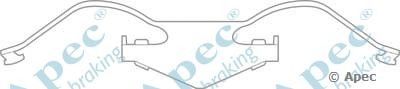 APEC BRAKING kit573 -  Комплектующие, тормозные колодки